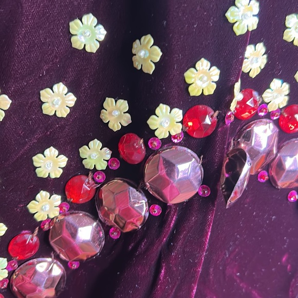 Vintage 60’s velvet sequin beaded sequin cape - Picture 16 of 16